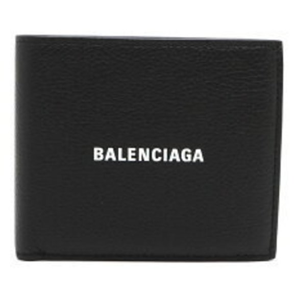 Balenciaga Bifold Cash Wallet Black Leather - Picture 1 of 9